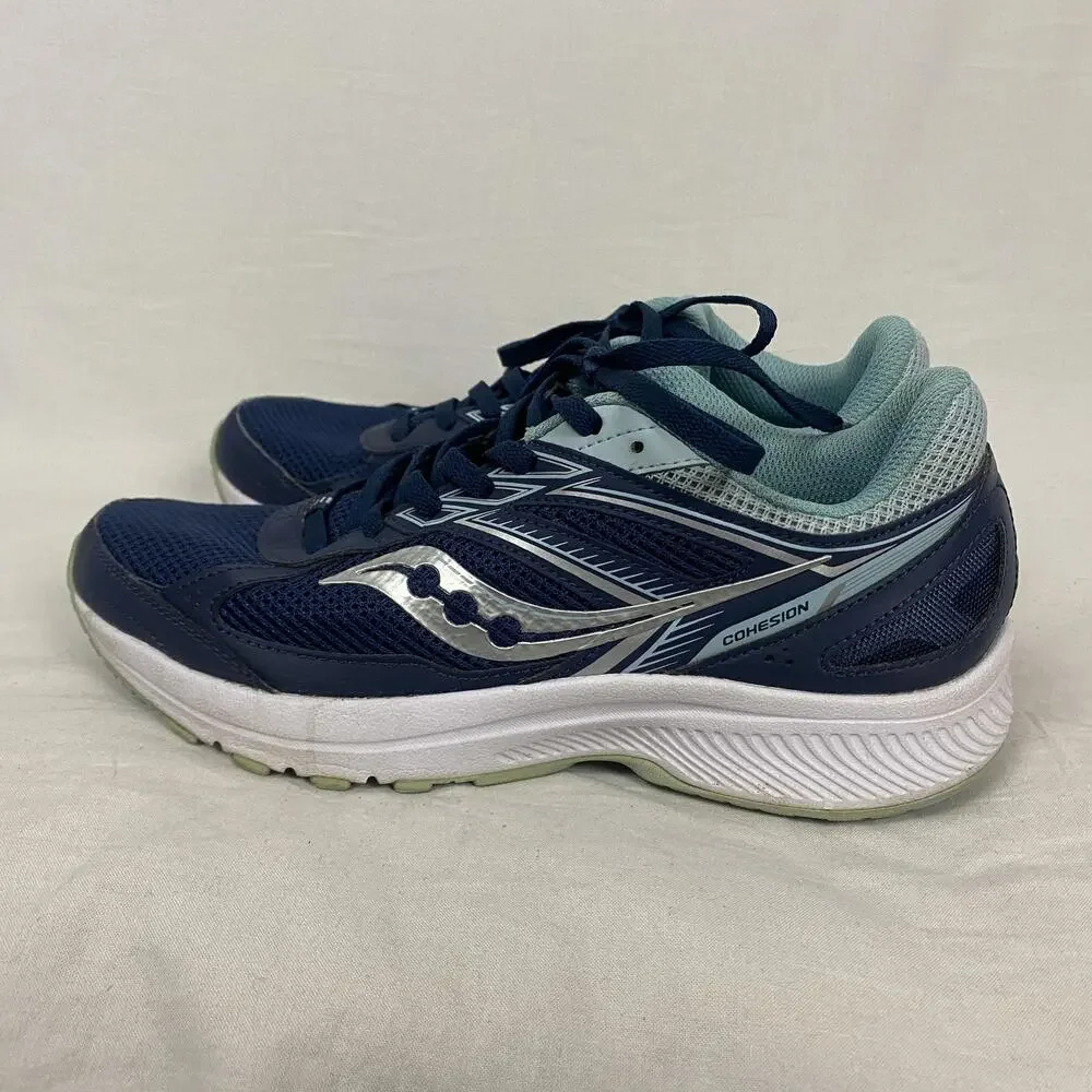 Saucony‎ Cohesion Versarun Running Shoes Womens 8.5 Blue Mesh Sneakers S10628 3
